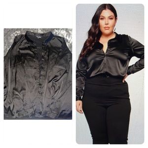 Silk Button Up Dress Shirt